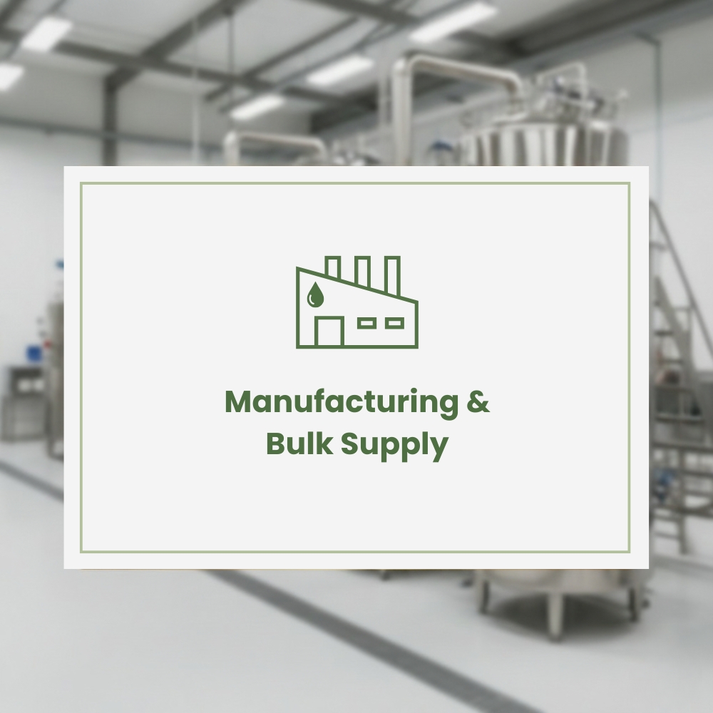 Manufacturing and Bulk Supply